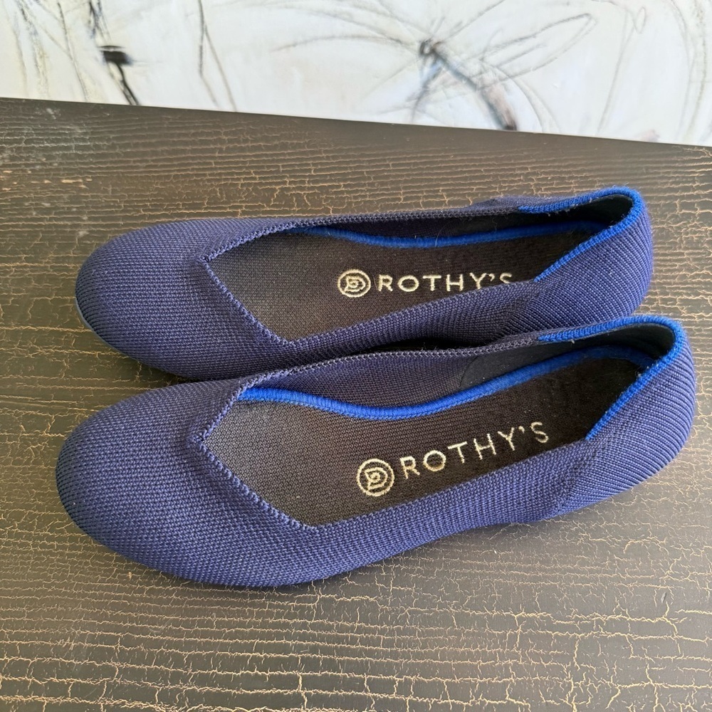 Rothy's Women's Navy Blue Loafers - Picture 3 of 5